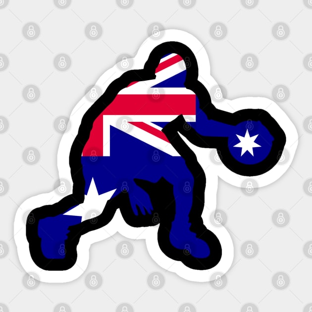 Australian Basketball Sticker by TShirtWaffle1